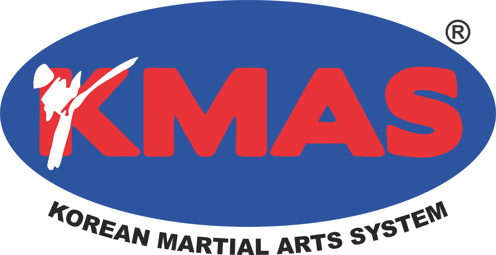 Logo da escola de artes marciais KMAS